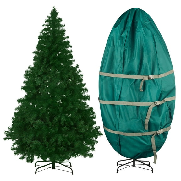 Elf Stor 7.5ft Unlit Artificial Christmas Tree with Upright Storage Bag