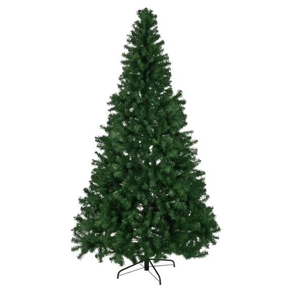 Artificial Christmas Tree - 7.5ft Unlit Spruce Xmas Tree with 1326 Realistic Branch Tips and Metal Stand - Easy to Assemble 3PC Premium Xmas Trees for Home, Shops or Christmas Decorations by Elf Stor