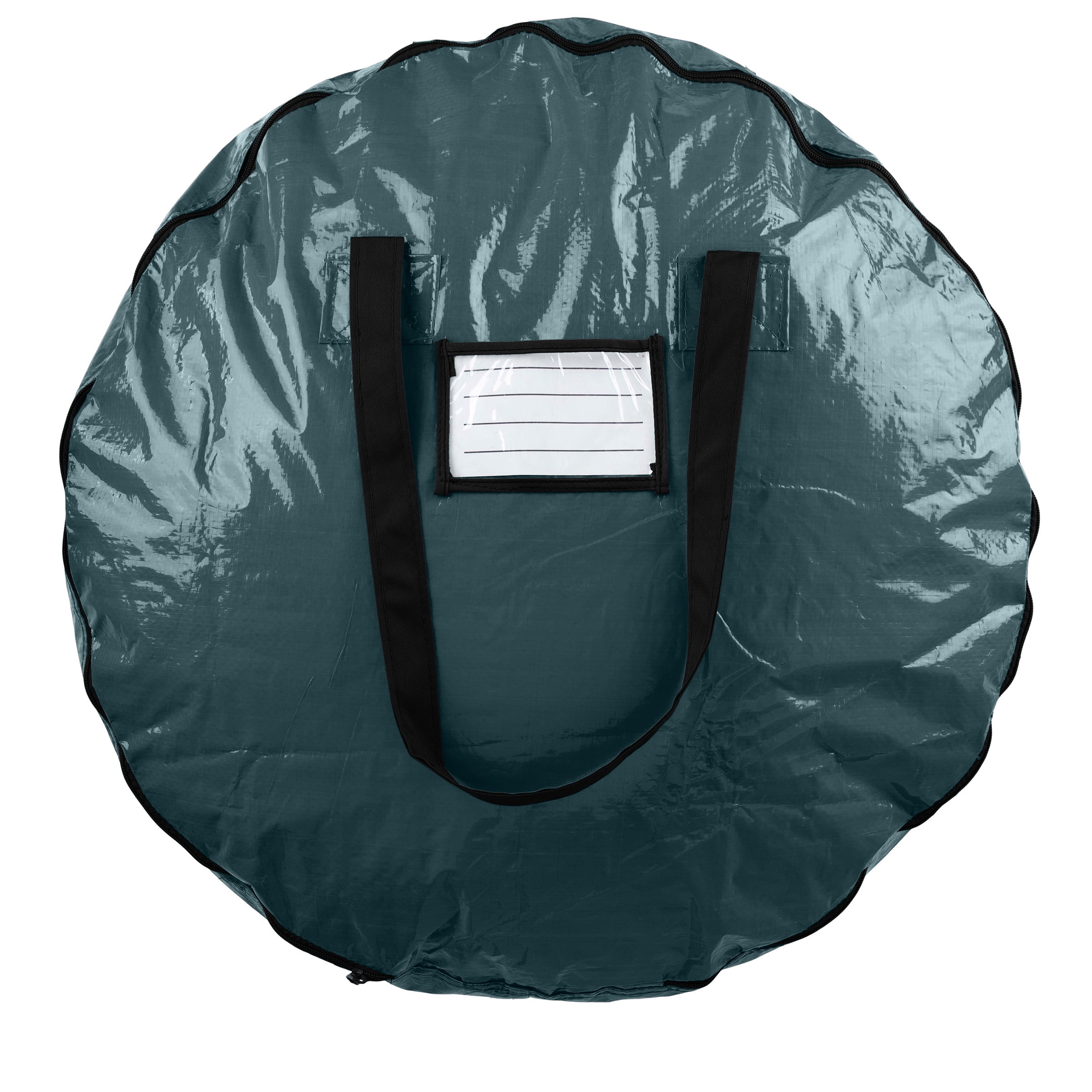 Elf Stor Christmas Wreath Storage Bag with Handles and Zipper (Green)