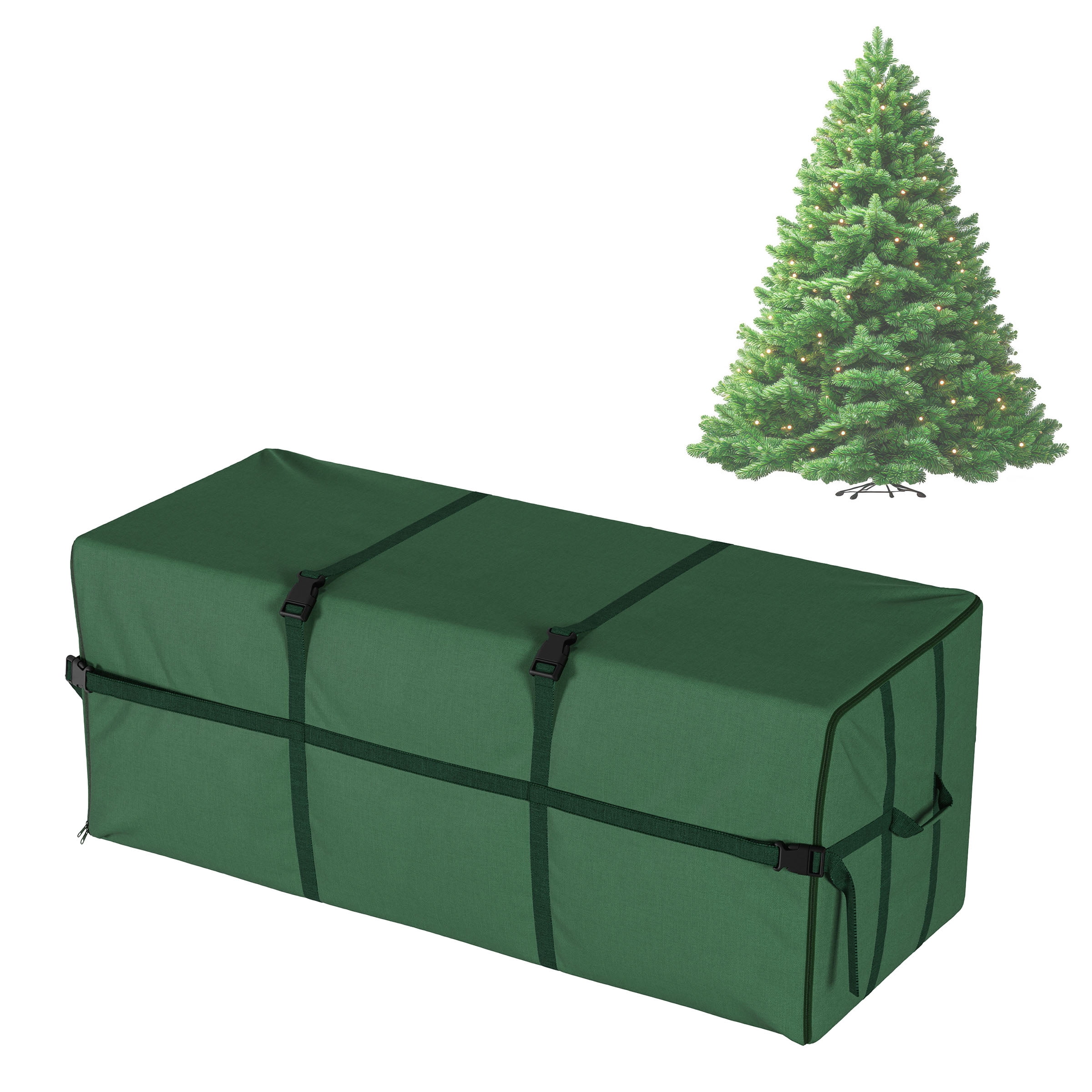 Elf Stor Heavy Duty Canvas Christmas Tree Storage Bag - Large 9ft