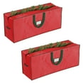 thumbnail image 1 of Elf Stor Set of 2 Christmas Tree Storage Bags for 7.5 FT Artificial Trees, 1 of 6