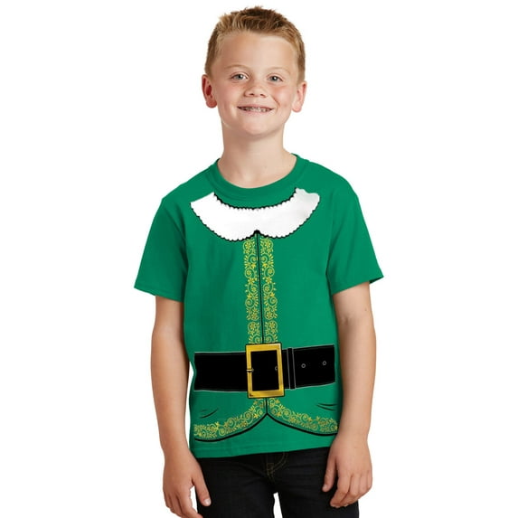 Elf Suit Christmas Youth T-Shirt