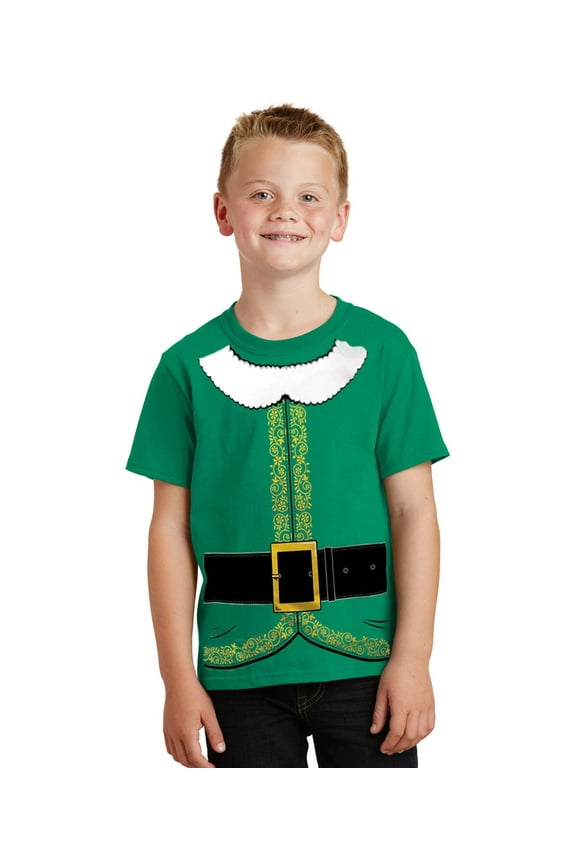 Elf Suit Christmas Youth T-Shirt