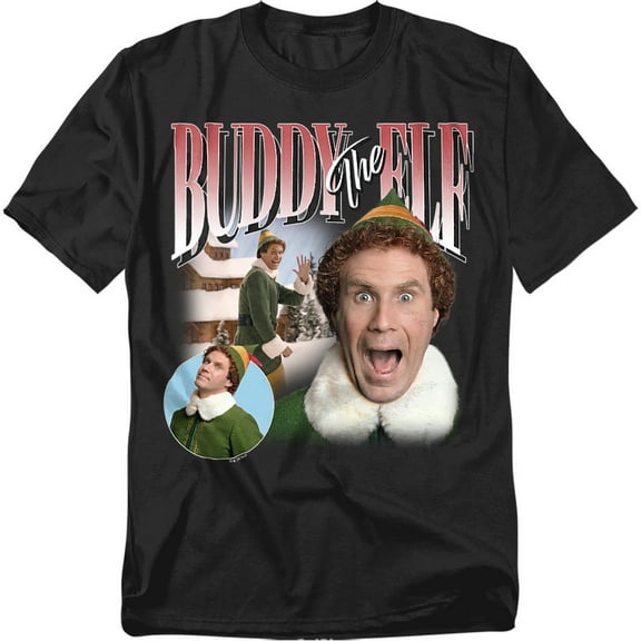 Elf T-Shirt Buddy Retro Christmas Trio Unisex Graphic Tee For Men & Women