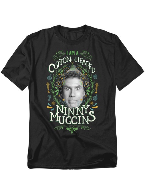 T-Shirt Cotton Headed Ninny Muggins Unisex Graphic Tee for Men & Women
