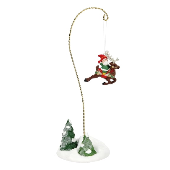 Department 56 Elf Test Flight Aerial Christmas Village Display Piece - 10.63"