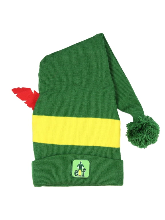 The Movie Adult Buddy The Elf Character Costume Long Pom Beanie