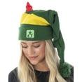 thumbnail image 1 of Elf The Movie Adult Buddy The Elf Character Costume Long Pom Beanie, 1 of 6