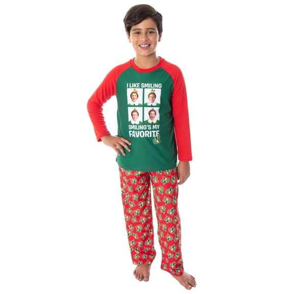 Elf The Movie Boys' Buddy I Like Smiling, Smiling's My Favorite Pajama Set