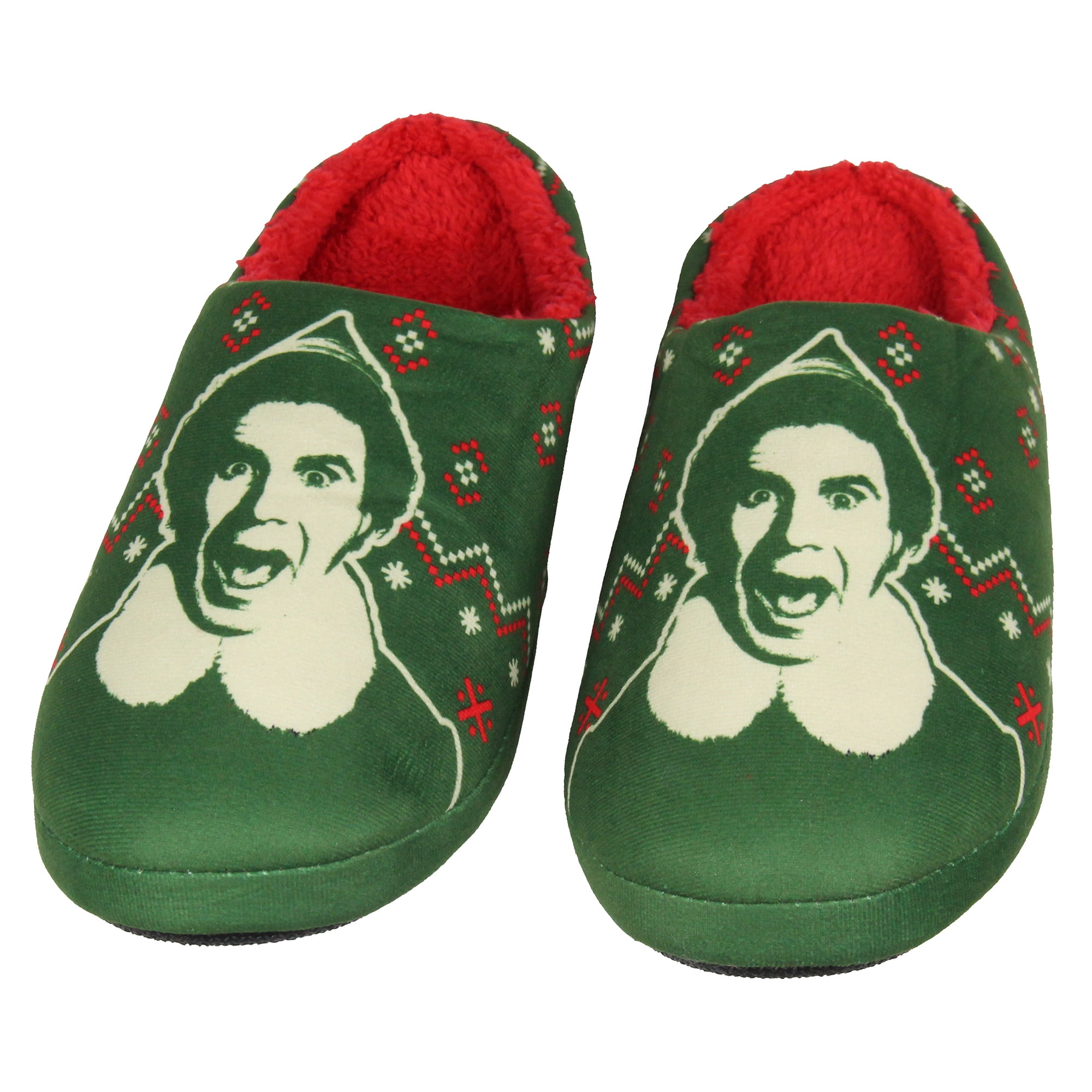 Elf The Movie Buddy Christmas Holiday Unisex Memory Foam House Slippers For Women Men Walmart