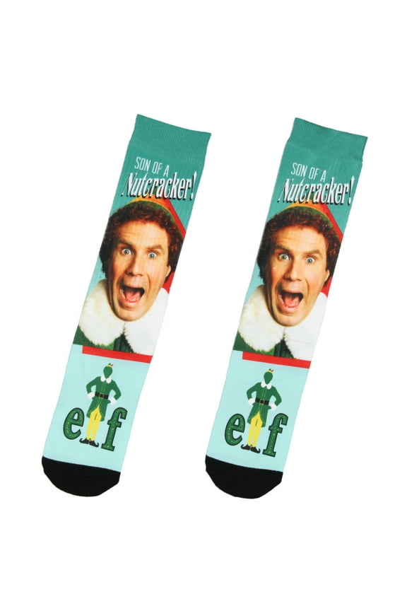 Elf The Movie Buddy Son Of A Nutcracker Sublimation Mid-Calf Crew Socks