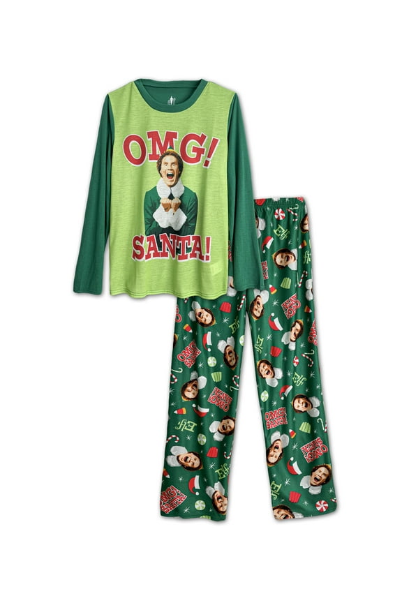 The Movie Christmas Pajamas - Matching Family Mens 2-Piece Pajama Set, Men, Size: 2X