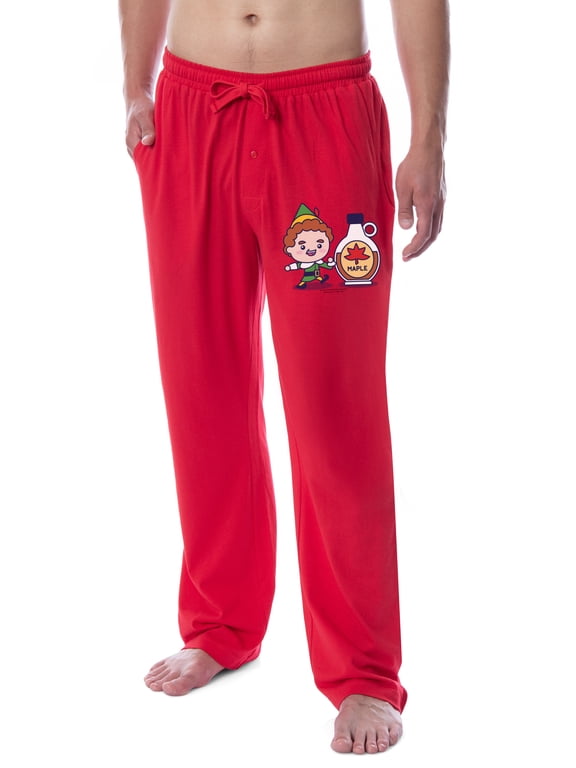 Elf The Movie Mens' Buddy Chibi Maple Syrup Sleep Pajama Pants