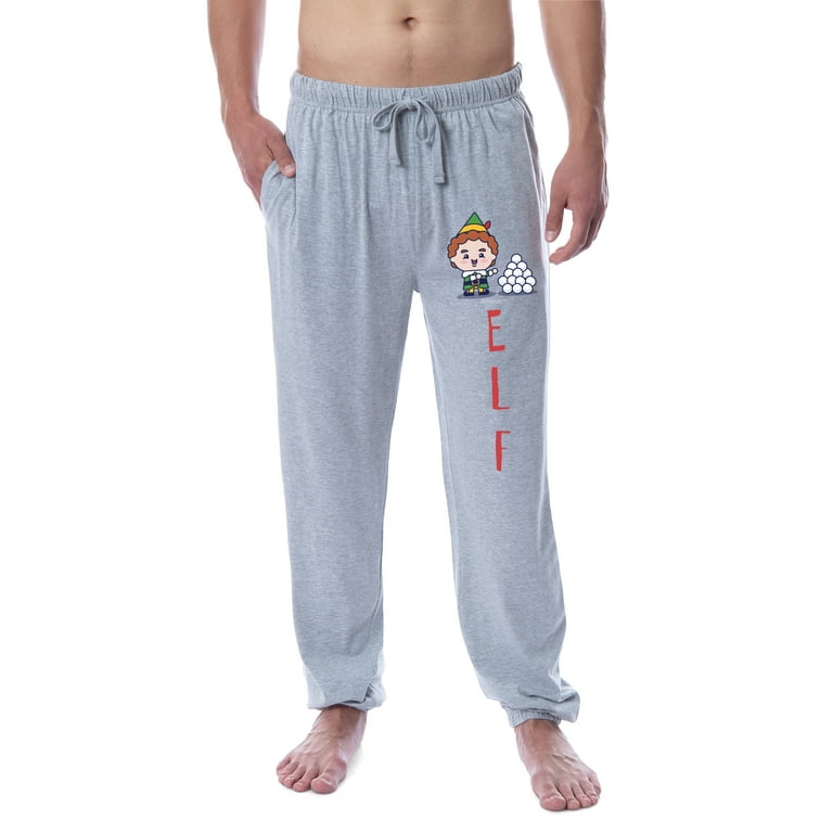 Elf The Movie Mens Buddy Chibi Snowball Sleep Jogger Pajama Pants