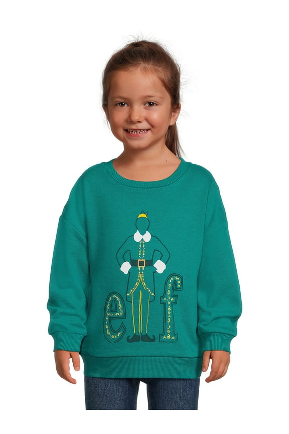 Toddler Girl Buddy Christmas Graphic Sweatshirt, Sizes 12M-5T