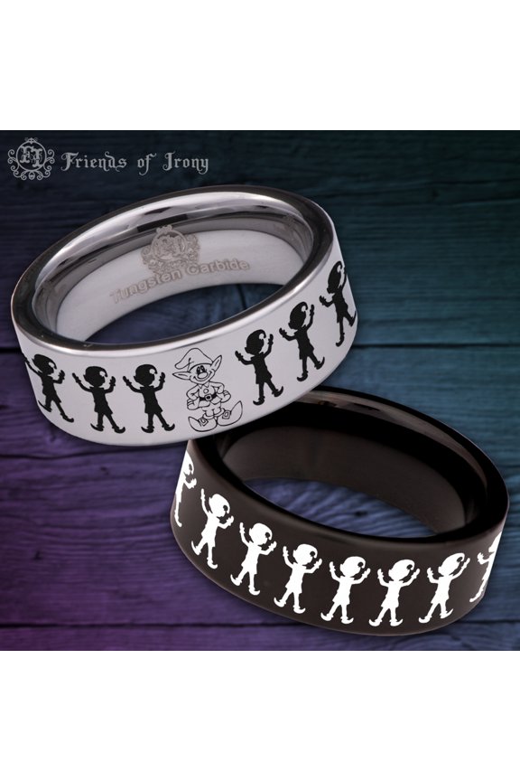 Elf Tungsten Carbide Ring