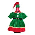 thumbnail image 1 of Elf Wine Bottle Cover Wine Bottle Outfit Christmas Wine Bottle Decors Xmas Wine Bottle Bag Christmas Wine Bottle Hats Wine Bottle Sweater Bottle Bag Wine Supply, 1 of 1