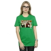 Elf Womens Christmas Store Cheer Cotton Boyfriend T-Shirt
