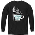 thumbnail image 1 of Elf World'S Best Cup Of Coffee Kids Long Sleeve T Shirt (Large) for Youth Boys and Girls, Black, 1 of 4