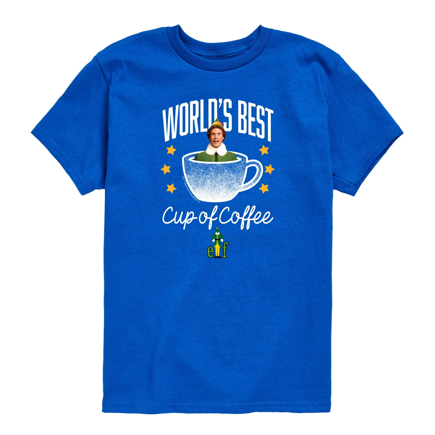 Elf - World's Best Cup Of Coffee - Toddler Boys Short Sleeve Graphic T ...