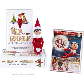 The Elf on the Shelf Elf on the Shelf Blue Eyed Boy with Bonus "An Elf Story" DVD - Direct From North Pole in Limited Edition Official Gift Box