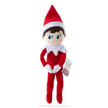 The Elf on the Shelf Plushee Pals Snuggler – 17-Inch Plush Scout Elf Boy with Blue Eyes