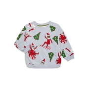 MICKEY FRIENDS Elf on the Shelf Toddler Boys Holiday Crewneck Sweatshirt, Sizes 12M-5T