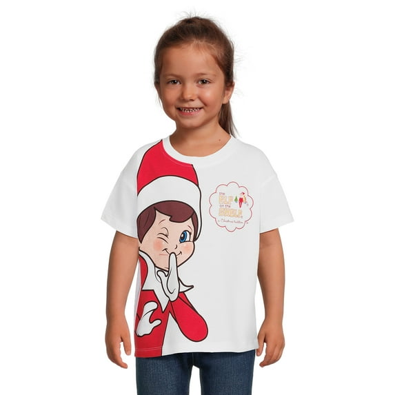 Elf on the Shelf Toddler Girl Graphic Short Sleeve T-Shirt, Sizes 12M-5T