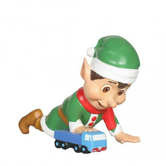 Elf with Toy Truck, Blue