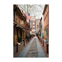 Elfreth's Alley No. 2 - Philadelphia Pennsylvania Photography Unframed Wall Art Print 5 x 7 inches