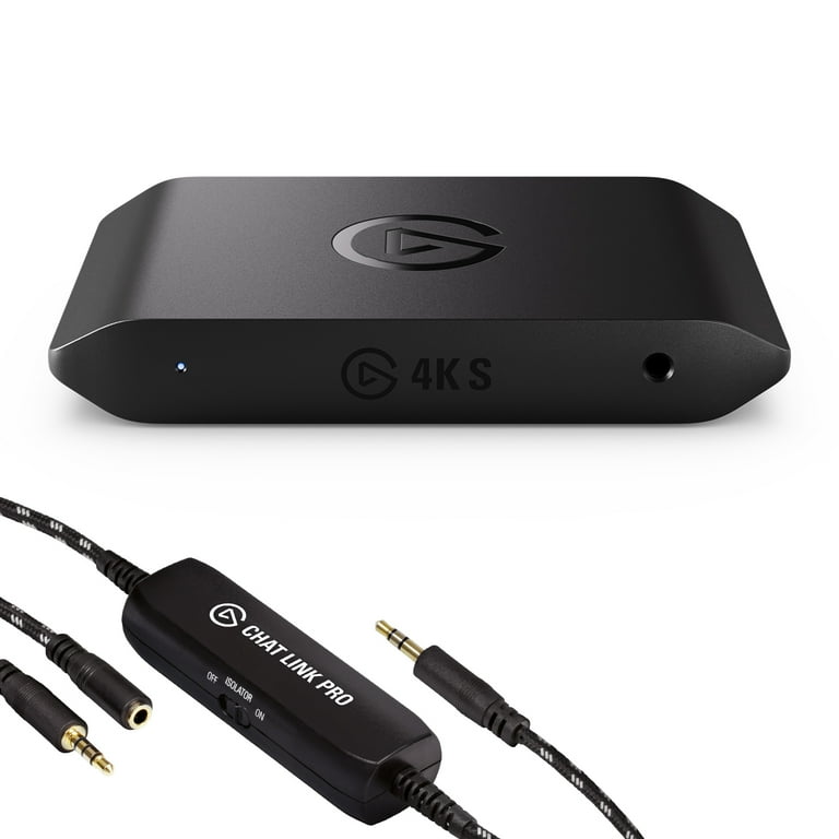 Elgato Game Capture 4K S with Chat Link Pro – 4K60, 1440p120