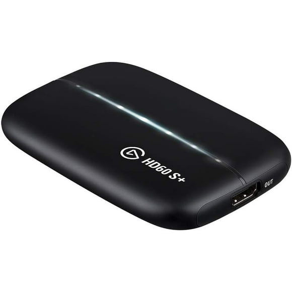 Pre-Owned Elgato HD60 S+ Capture Card 1080p60 HDR10 capture, 4K60 HDR10 zero-lag passthrough, ultra-low latency, PS5, PS4/Pro, Xbox Series X/S, USB 3.0