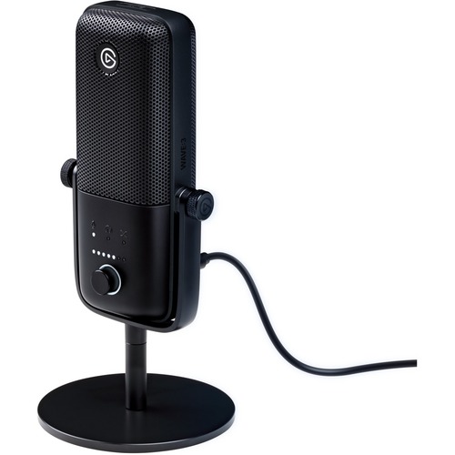 Elgato Wave:3 Wired Electret Microphone - 70 Hz to 20 kHz - Cardioid - Desktop, Stand Mountable - USB Type C - image 1 of 15