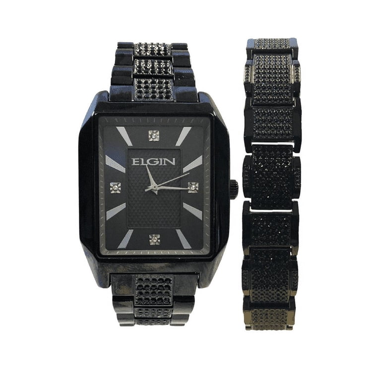 Elgin Adult Adult Male Analog Wristwatch and Bracelet Set in  display picture 3