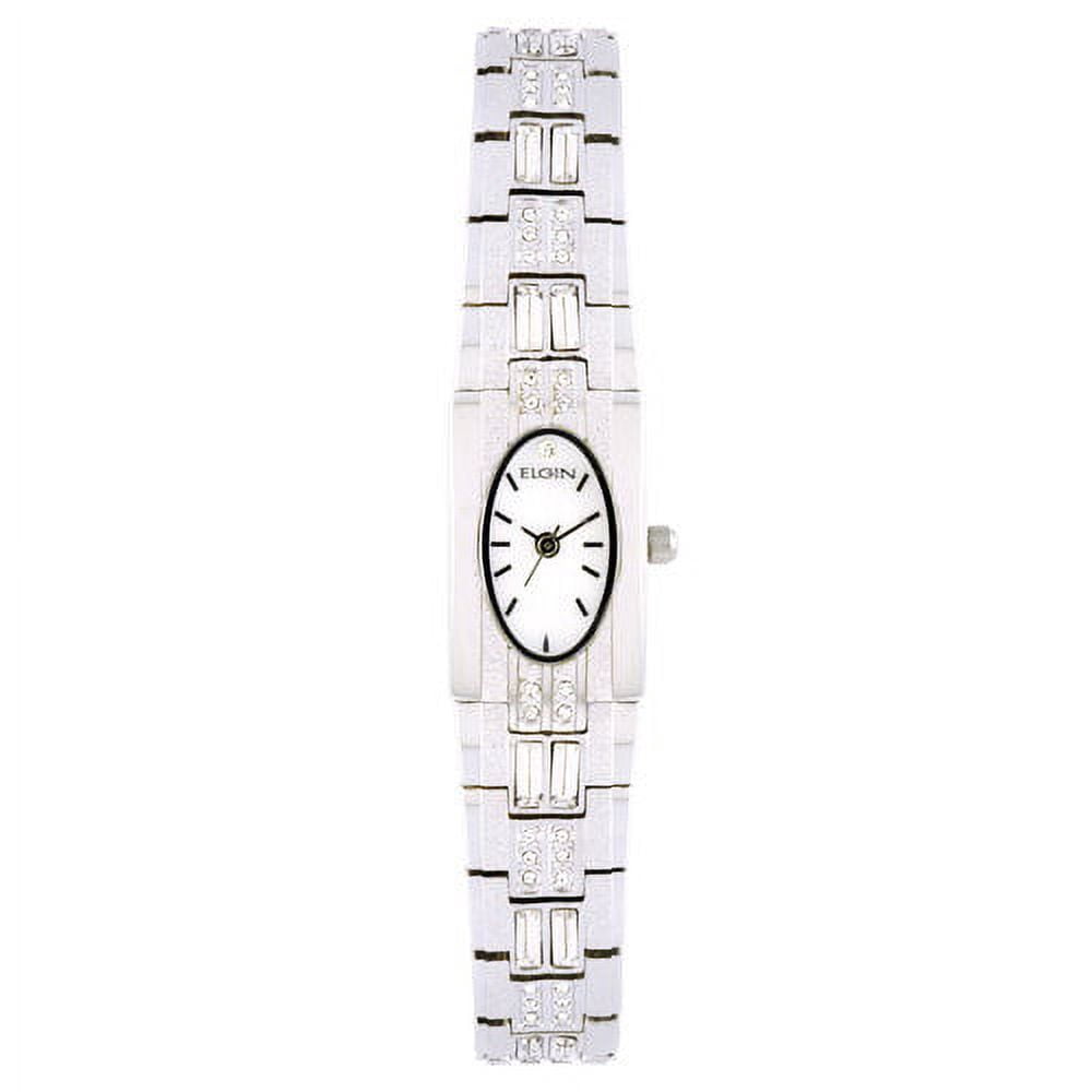Elgin Adult Female Crystal Accented Dress Watch (EG2407)