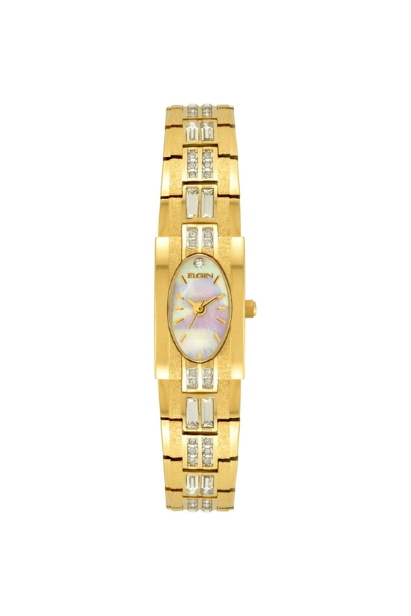 Adult Female Crystal Accented Dress Watch (EG713)