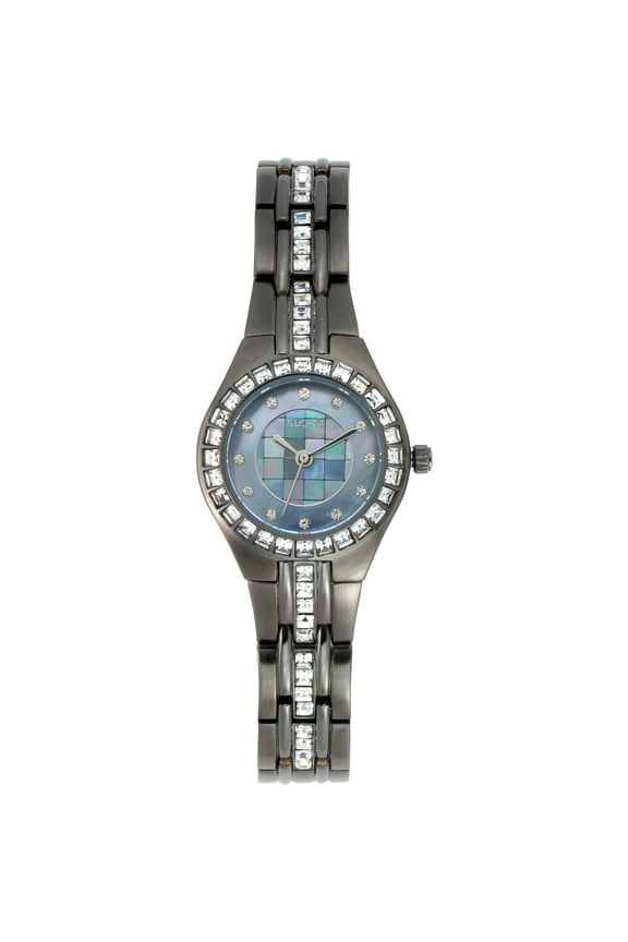 Adult Female Dress Mosaic Dial Watch in Stainless Steel