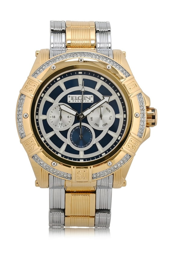 Adult Male Analog Watch with Gold Chrono Display - FG160065