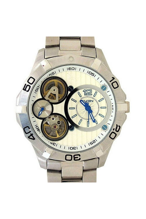 Adult Male Silver-Tone Multi-Function Watch (FG9058)
