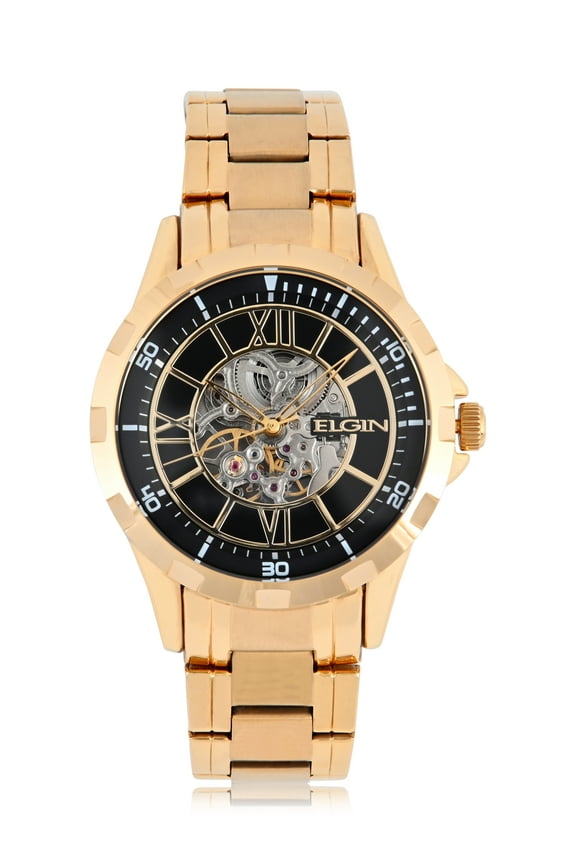 Adult Mens Alloy Gold Automatic 58mm Wristwatch, FG9040G