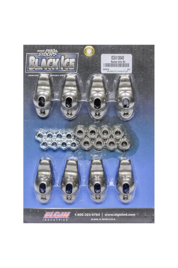 ICE410840 B-I Rocker Arm Kit for Small Block Chevy - 1.50 Ratio 0.37 Stud