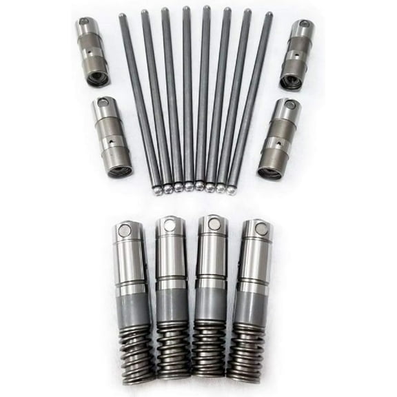 Elgin Industries 1/2 set of Pushrods & AFM Lifters compatible with 1997-2016 5.3L and 4.8L GM LS Engines