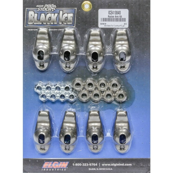 Elgin SBC B/I Rocker Arm Kit 1.50 Ratio 3/8 Stud