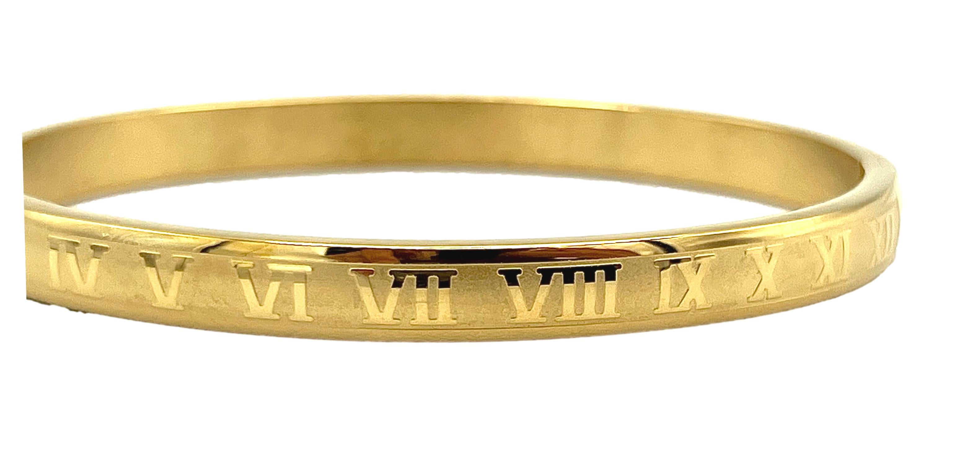 Gold Plated Roman Numeral Mens Bracelet Eli K Stainless Steel Gold