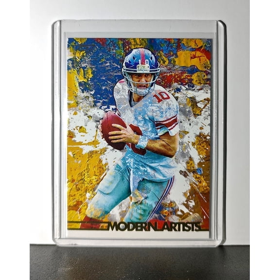 Eli Manning 2023 Topps Gallery Modern Artists NFL #MA25 Card New York Giants