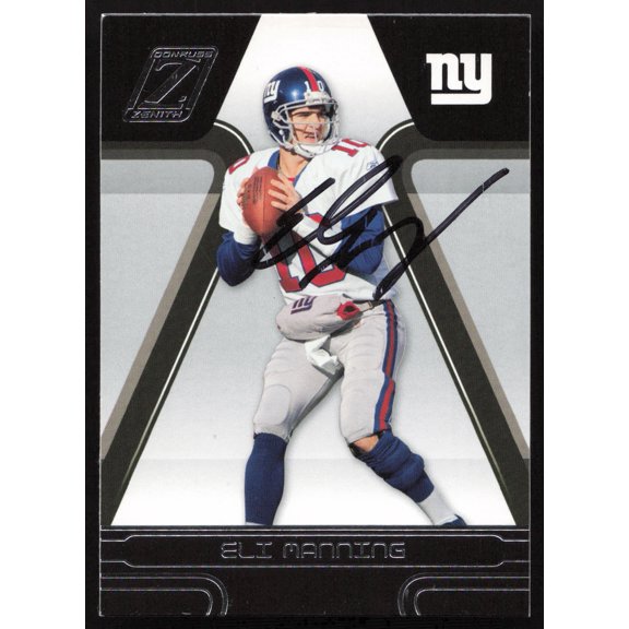 Eli Manning Autographed 2005 Donruss Zenith Card #64 New York Giants SKU #265313