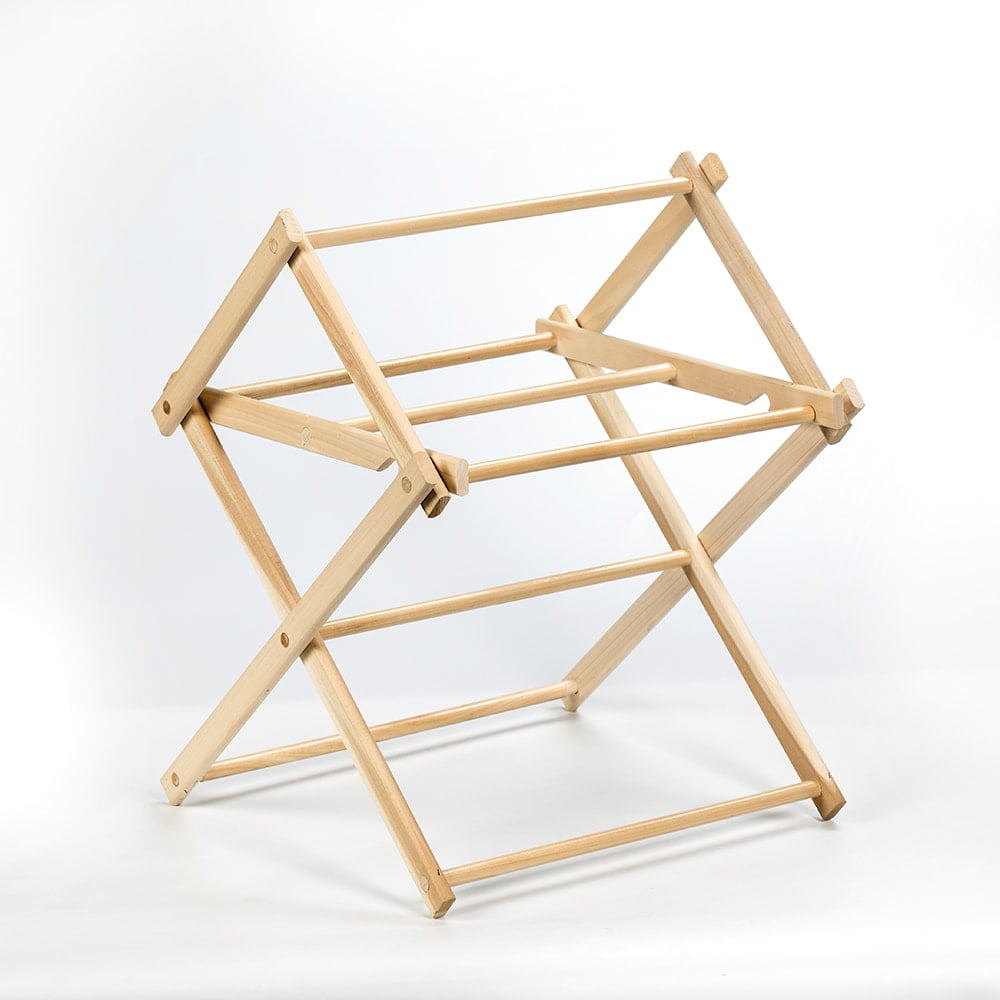 Eli Mattie Toy Child Size Wooden Extendable Clothes Drying Rack