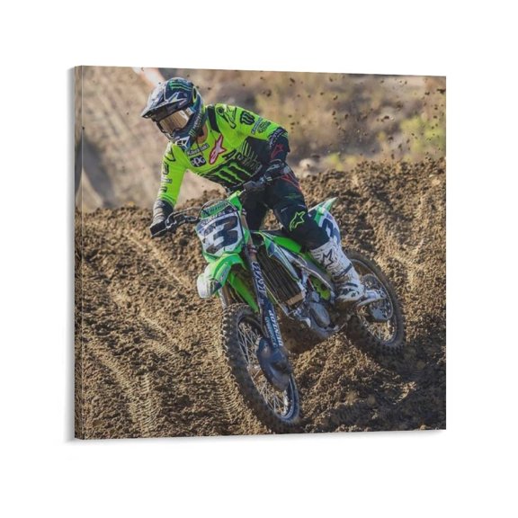 Eli Tomac Canvas Poster Poster Decorative Painting Canvas Wall Art Living Room Posters Bedroom Painting 12x12inch(30x30cm)