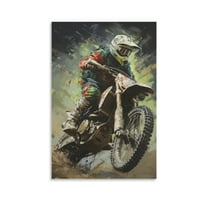 Eli Tomac Canvas Poster Wall Art Picture Painting Poster Canvas Print Posters Artworks Bedroom Living Room Decor 12x18inch(30x45cm)