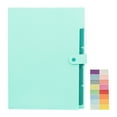 thumbnail image 1 of Eliaeconx A4 Document Folder, Button Closure Organizer Bag for Paper Storage, Office File Management, Data Finishing, Wholesale Lots, Green, 1 of 6